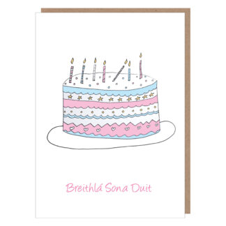 birthday cake card