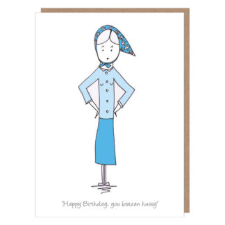 brazen hussy card by catherine dunne