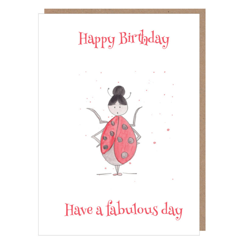 ladybird birthday card