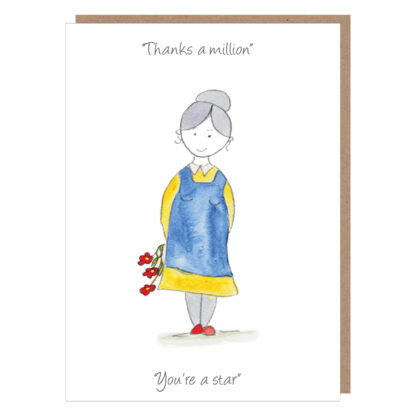 thanks a million irish mammy card by catherine dunne