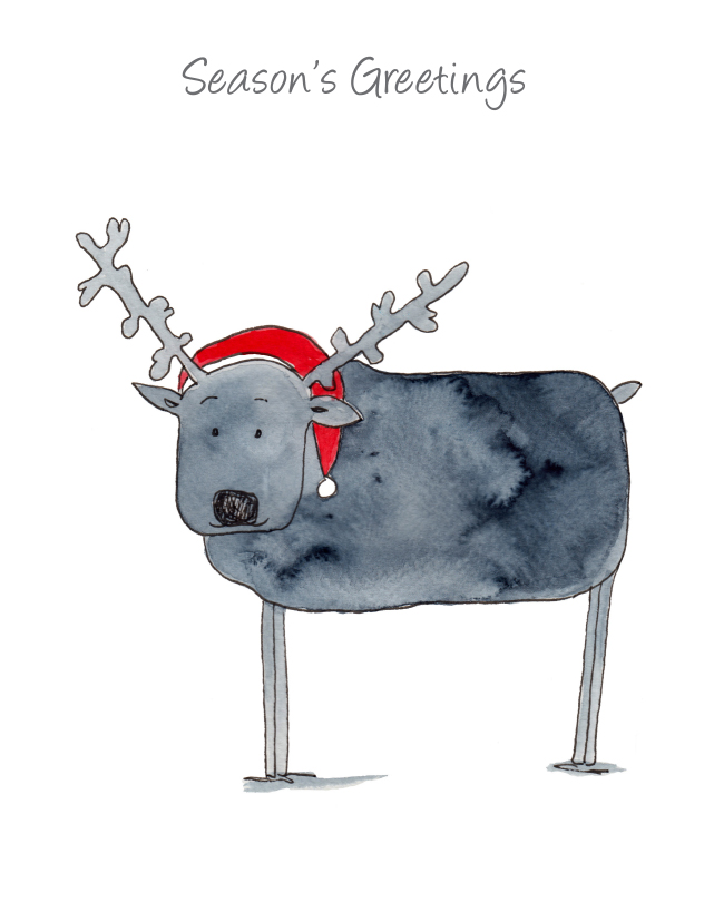 Season's Greetings - Christmas Reindeer