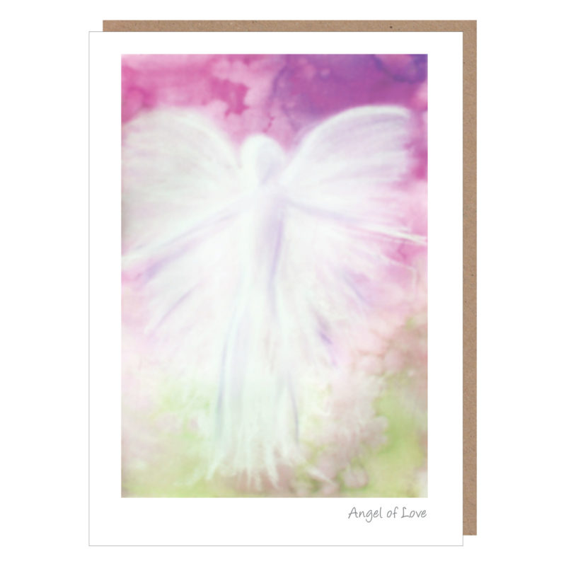 angel of love greeting card