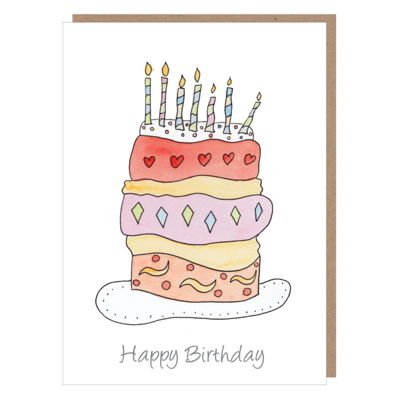 cake birthday card ireland