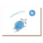 thinking of you sheep card