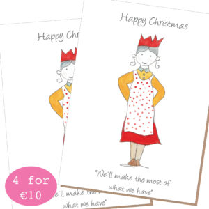 mammy we'll make the most of what we have pack of 4 by catherine dunne irish greeting cards christmas 2020