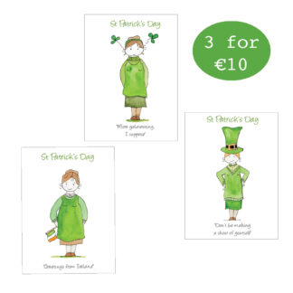 Patrick's day cards by Catherine Dunne