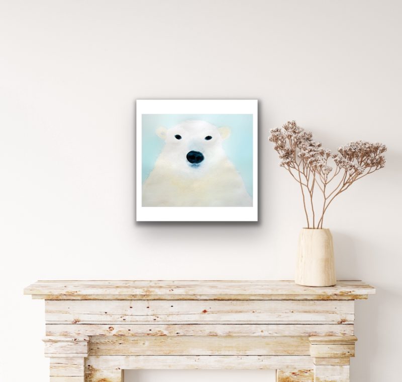 polar bear art by catherine dunne