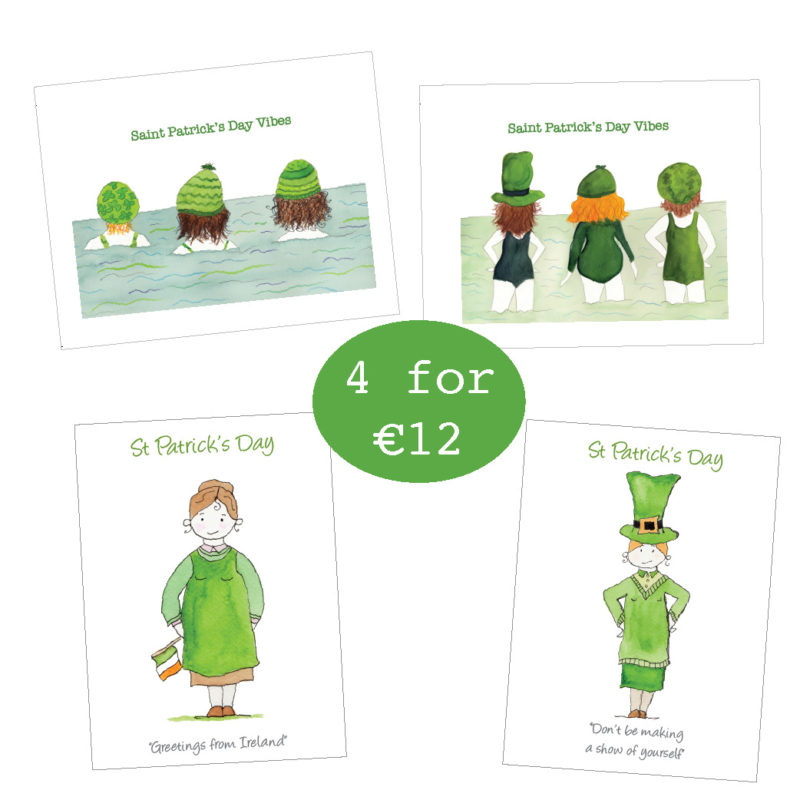 Irish Mammy Patrick's day cards by Catherine Dunne