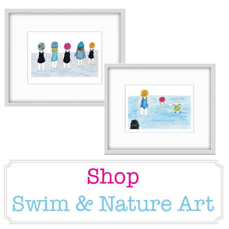 Swimming Art and Nature Prints