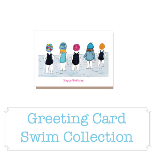 greeting cards ireland sea swimmers